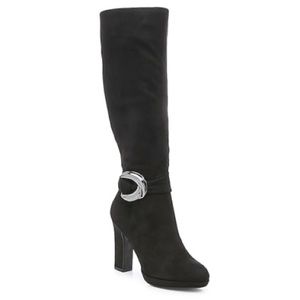 Impo Black Obia High Heel Dress Boots With Buckle Size 9.5 Women’s Boots